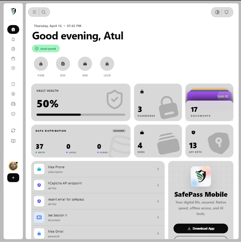 SAFEPASS Screenshot 2